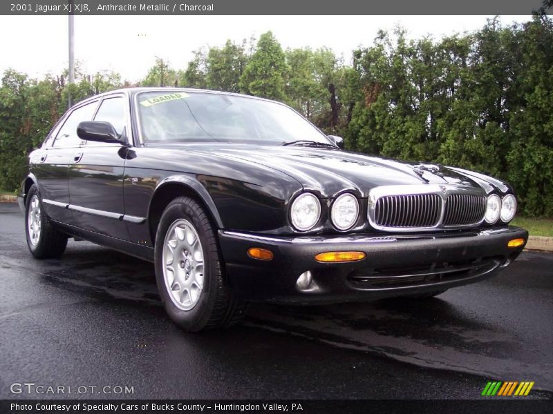 Anthracite Metallic / Charcoal 2001 Jaguar XJ XJ8