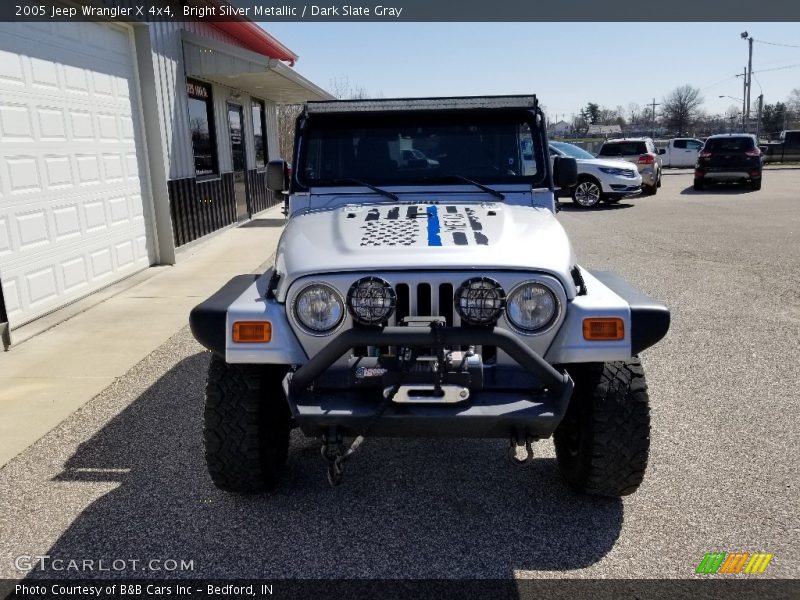 Bright Silver Metallic / Dark Slate Gray 2005 Jeep Wrangler X 4x4