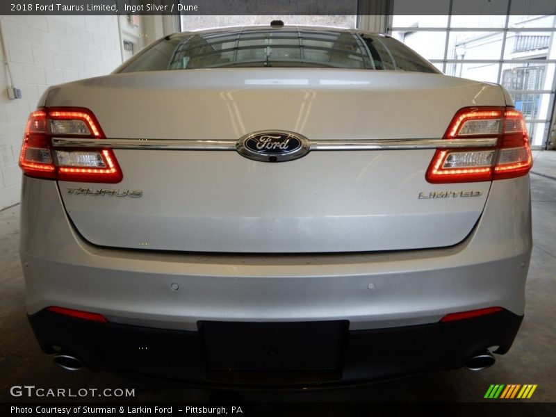 Ingot Silver / Dune 2018 Ford Taurus Limited