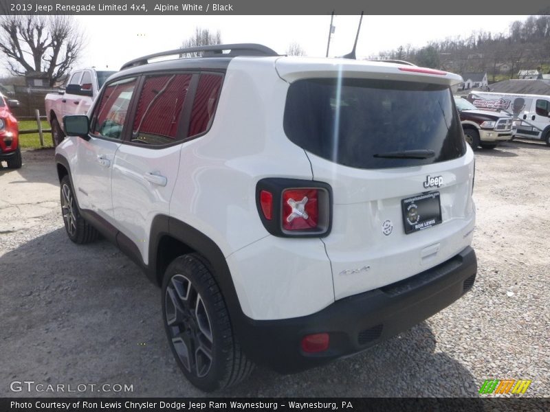 Alpine White / Black 2019 Jeep Renegade Limited 4x4