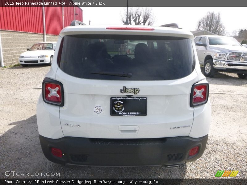 Alpine White / Black 2019 Jeep Renegade Limited 4x4