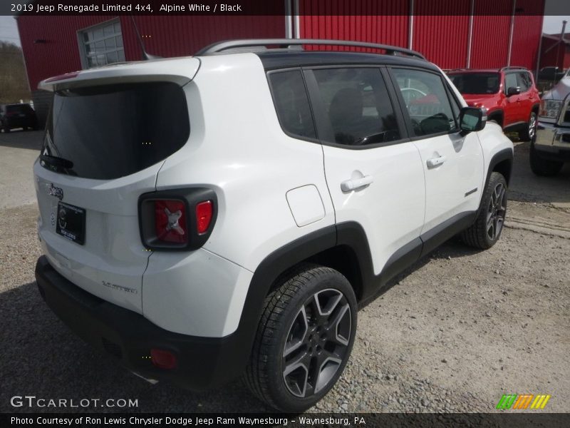 Alpine White / Black 2019 Jeep Renegade Limited 4x4