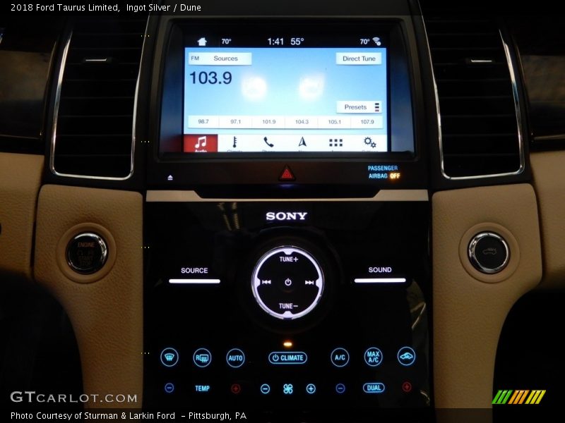 Controls of 2018 Taurus Limited