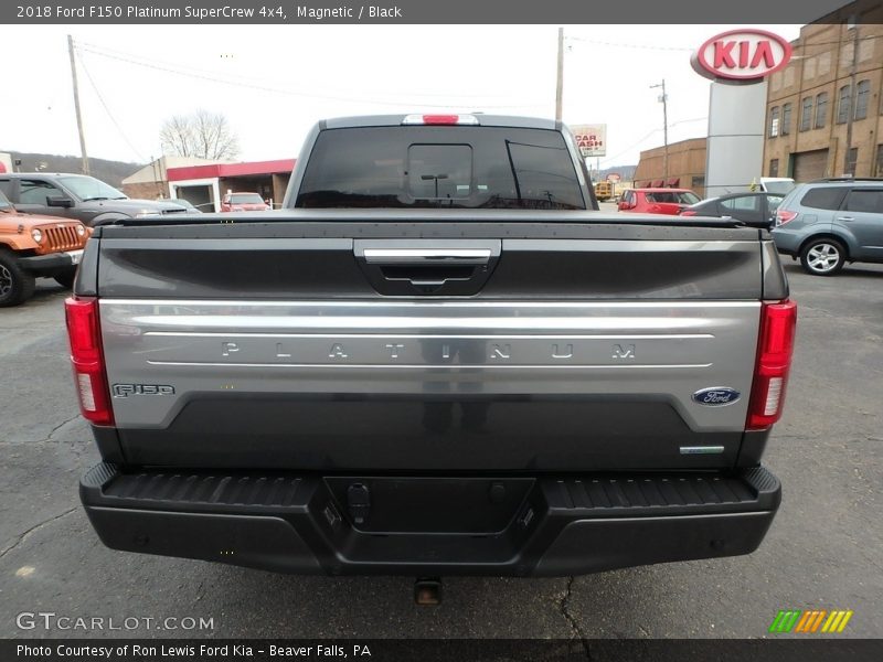 Magnetic / Black 2018 Ford F150 Platinum SuperCrew 4x4