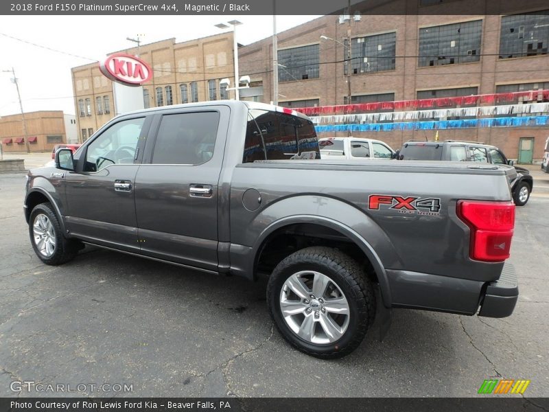 Magnetic / Black 2018 Ford F150 Platinum SuperCrew 4x4