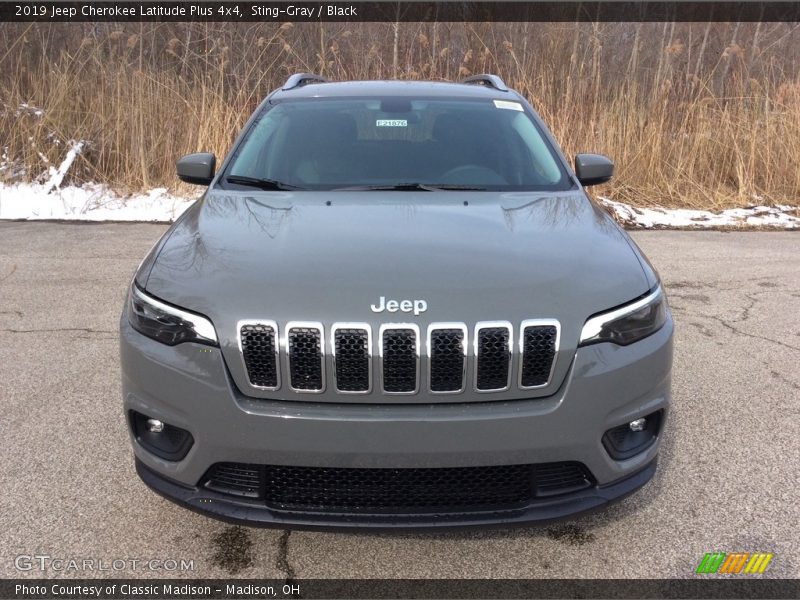 Sting-Gray / Black 2019 Jeep Cherokee Latitude Plus 4x4