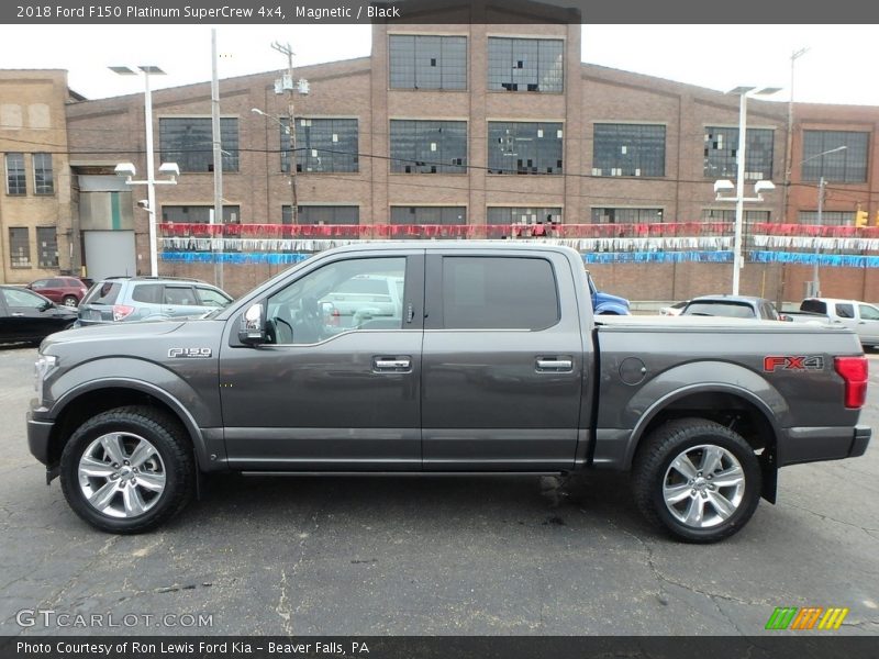 Magnetic / Black 2018 Ford F150 Platinum SuperCrew 4x4