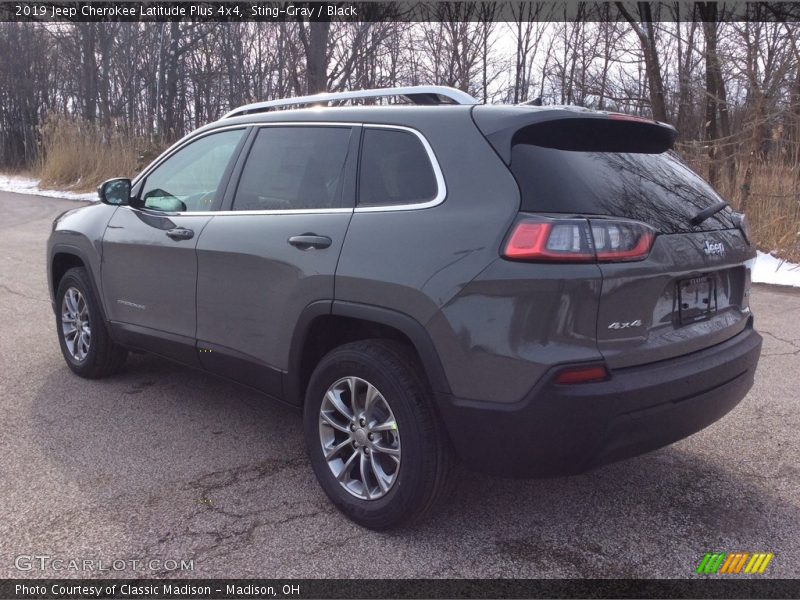 Sting-Gray / Black 2019 Jeep Cherokee Latitude Plus 4x4