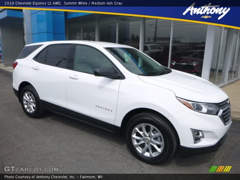 Summit White / Medium Ash Gray 2019 Chevrolet Equinox LS AWD