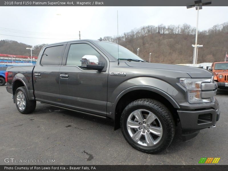 Magnetic / Black 2018 Ford F150 Platinum SuperCrew 4x4