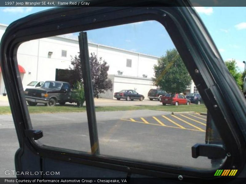Flame Red / Gray 1997 Jeep Wrangler SE 4x4