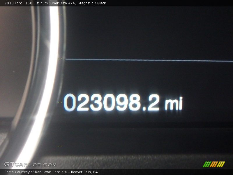 Magnetic / Black 2018 Ford F150 Platinum SuperCrew 4x4