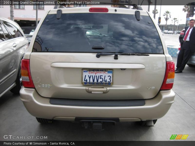 Champagne Pearl / Sandstone 2001 Jeep Grand Cherokee Limited