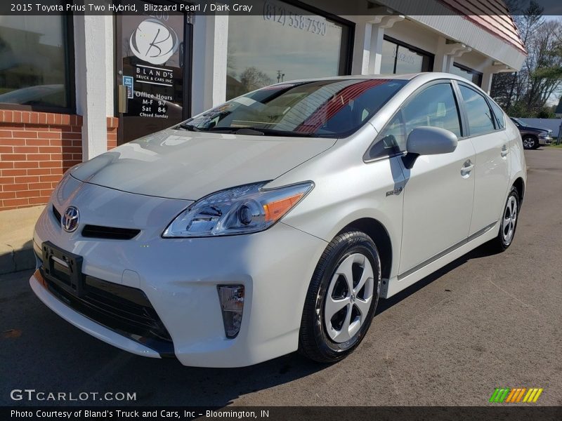 Blizzard Pearl / Dark Gray 2015 Toyota Prius Two Hybrid