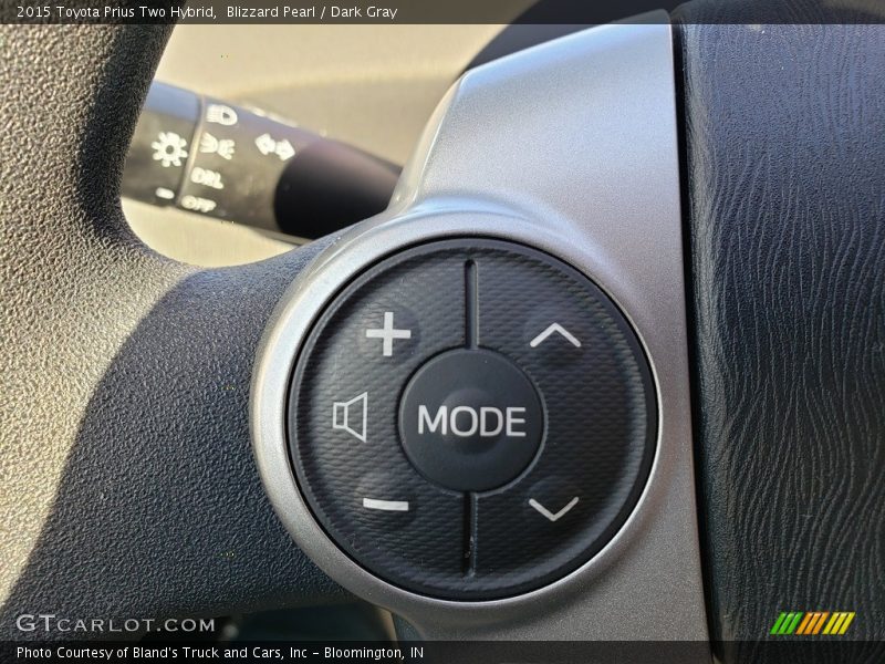 Blizzard Pearl / Dark Gray 2015 Toyota Prius Two Hybrid