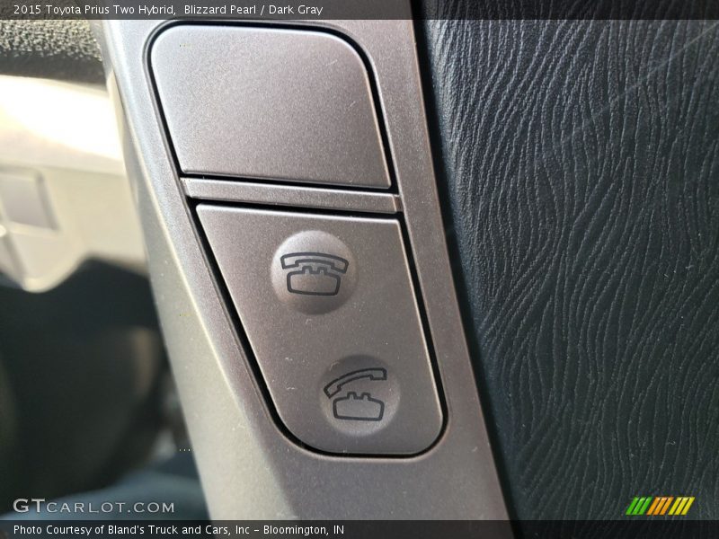 Blizzard Pearl / Dark Gray 2015 Toyota Prius Two Hybrid