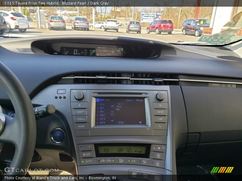 Blizzard Pearl / Dark Gray 2015 Toyota Prius Two Hybrid