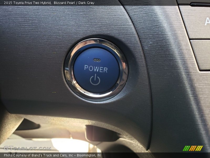 Blizzard Pearl / Dark Gray 2015 Toyota Prius Two Hybrid