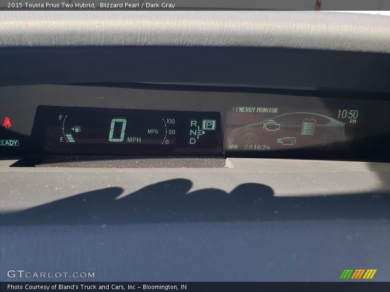 Blizzard Pearl / Dark Gray 2015 Toyota Prius Two Hybrid