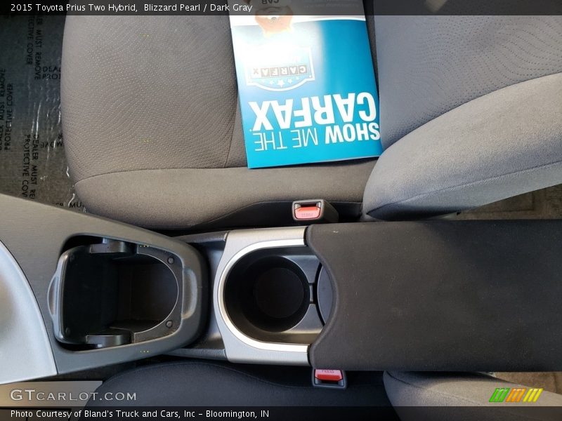 Blizzard Pearl / Dark Gray 2015 Toyota Prius Two Hybrid