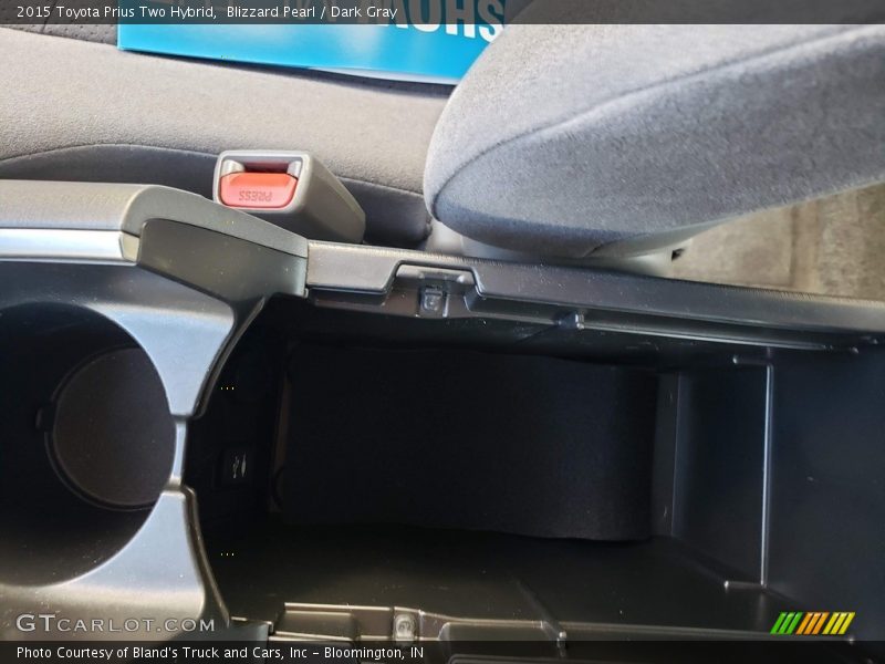 Blizzard Pearl / Dark Gray 2015 Toyota Prius Two Hybrid