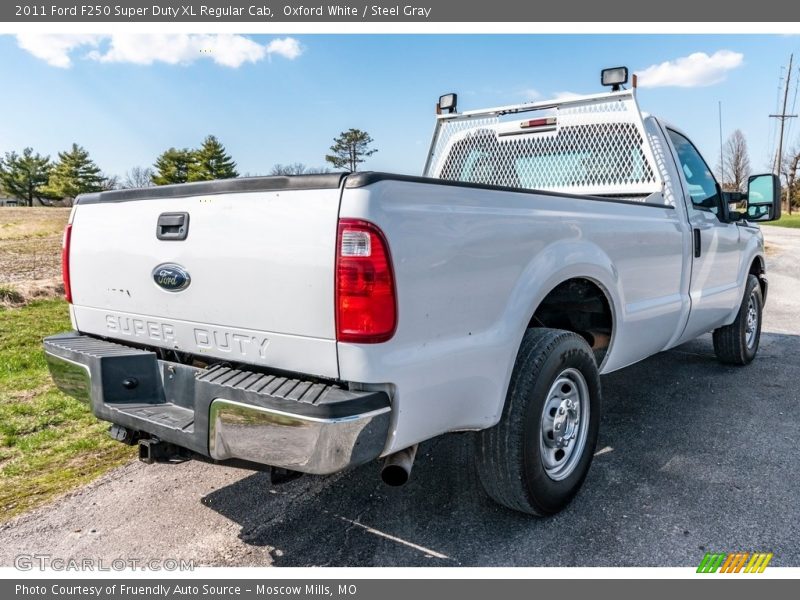 Oxford White / Steel Gray 2011 Ford F250 Super Duty XL Regular Cab