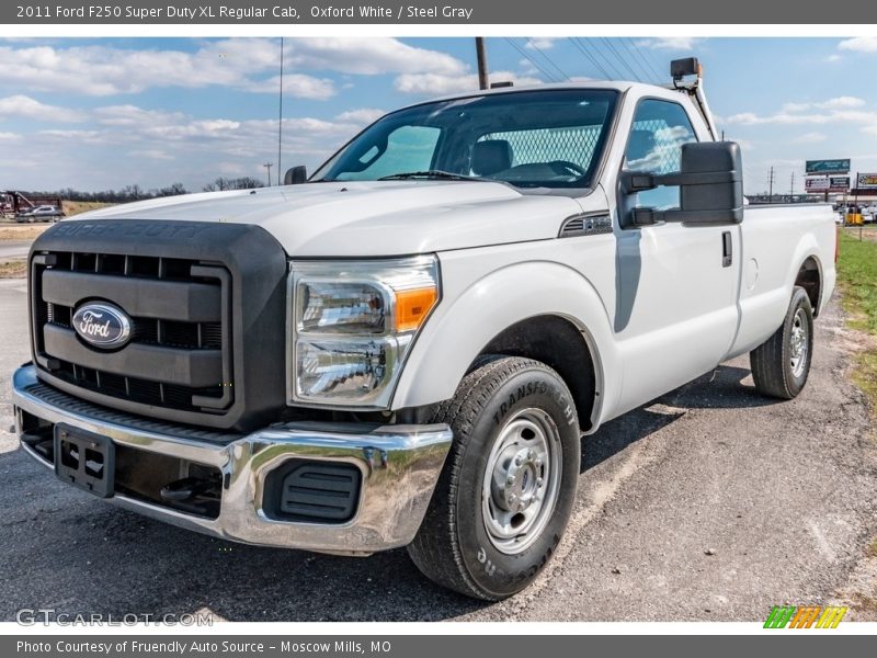 Oxford White / Steel Gray 2011 Ford F250 Super Duty XL Regular Cab