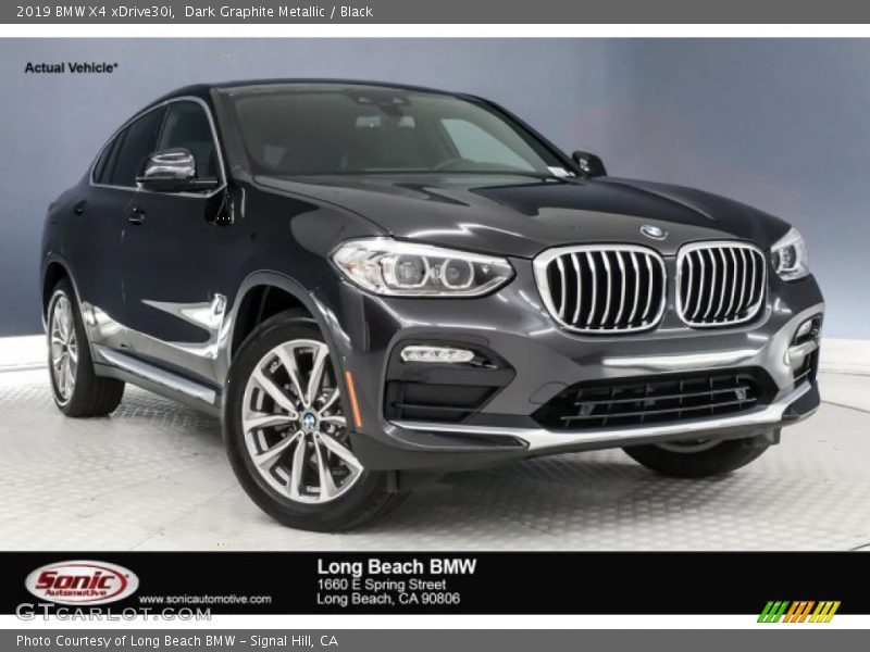 Dark Graphite Metallic / Black 2019 BMW X4 xDrive30i