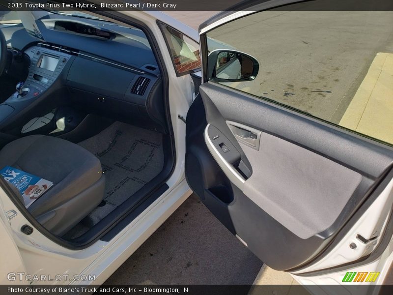 Blizzard Pearl / Dark Gray 2015 Toyota Prius Two Hybrid
