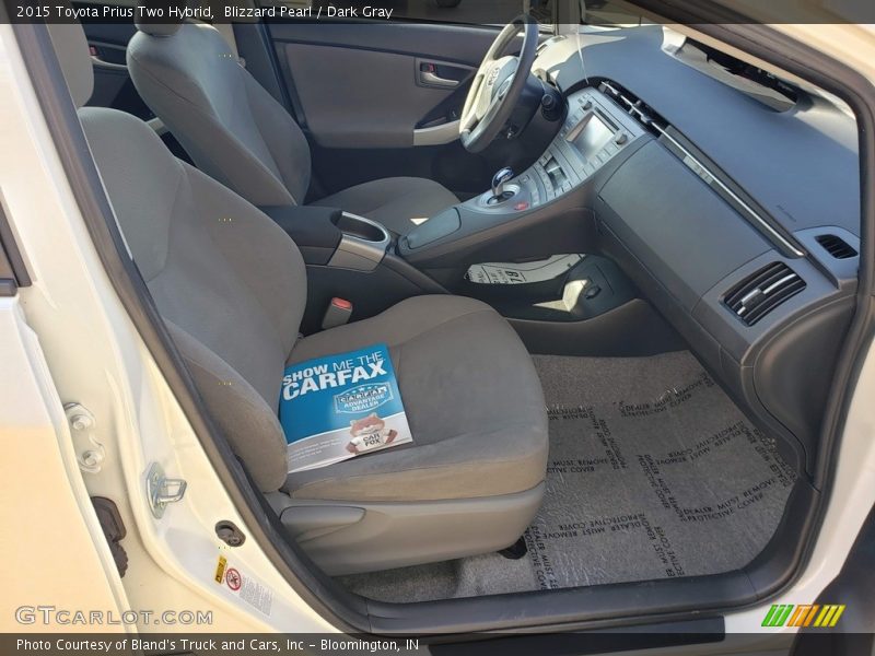 Blizzard Pearl / Dark Gray 2015 Toyota Prius Two Hybrid