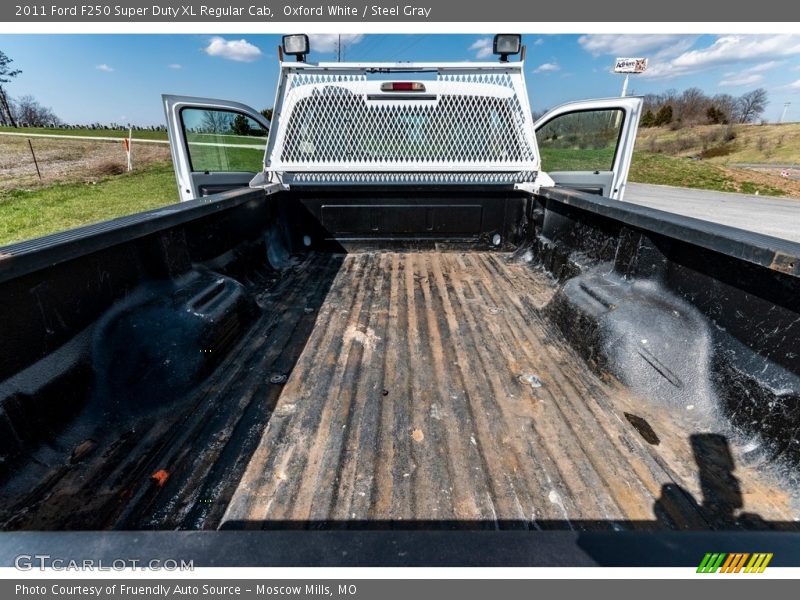 Oxford White / Steel Gray 2011 Ford F250 Super Duty XL Regular Cab