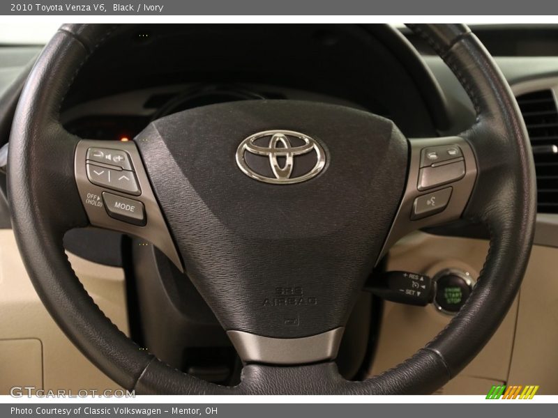 Black / Ivory 2010 Toyota Venza V6