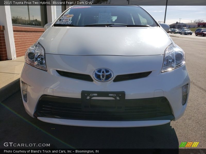 Blizzard Pearl / Dark Gray 2015 Toyota Prius Two Hybrid