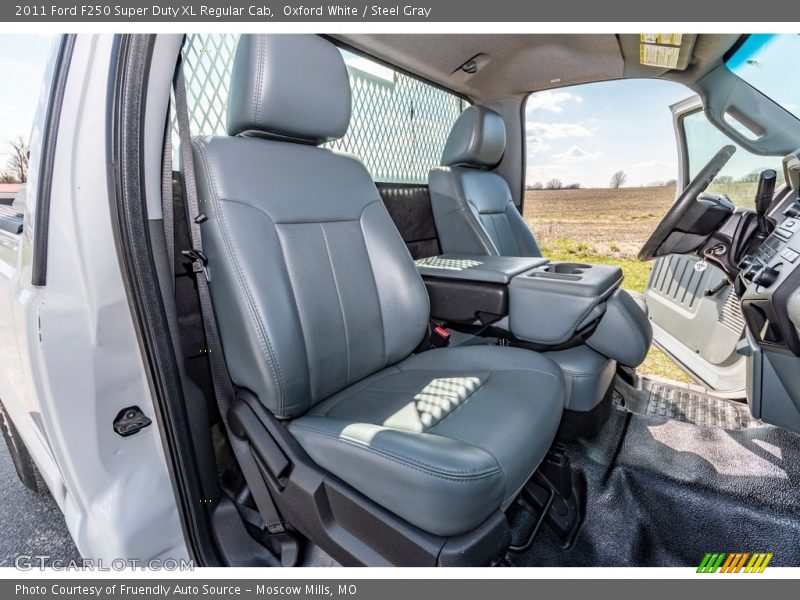 Oxford White / Steel Gray 2011 Ford F250 Super Duty XL Regular Cab