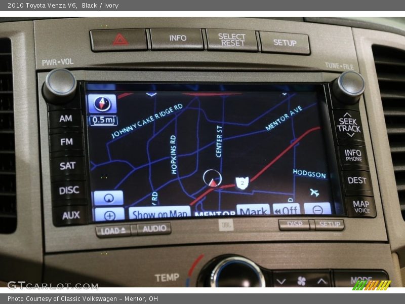 Black / Ivory 2010 Toyota Venza V6