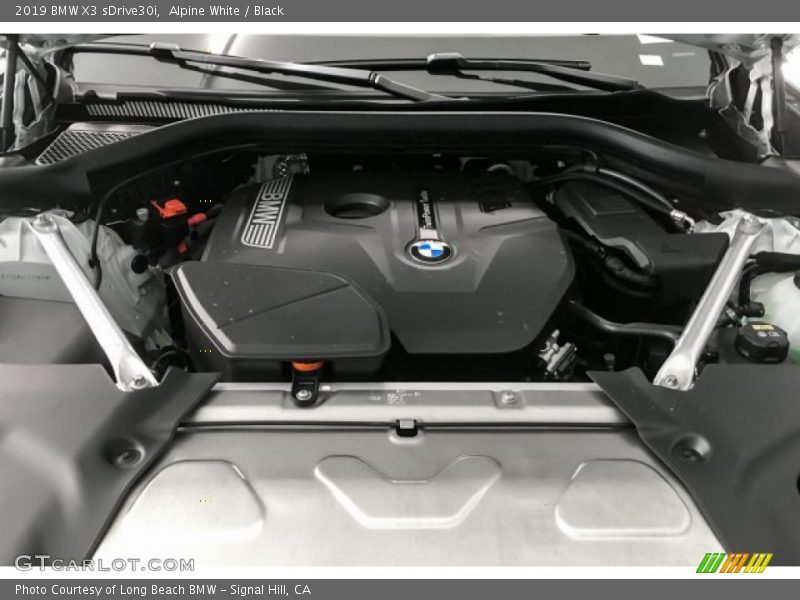 Alpine White / Black 2019 BMW X3 sDrive30i