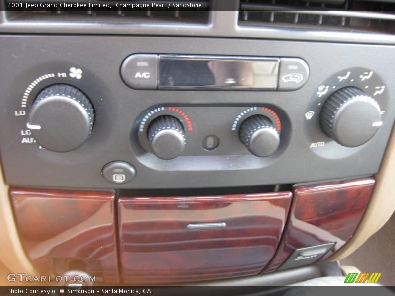 Champagne Pearl / Sandstone 2001 Jeep Grand Cherokee Limited