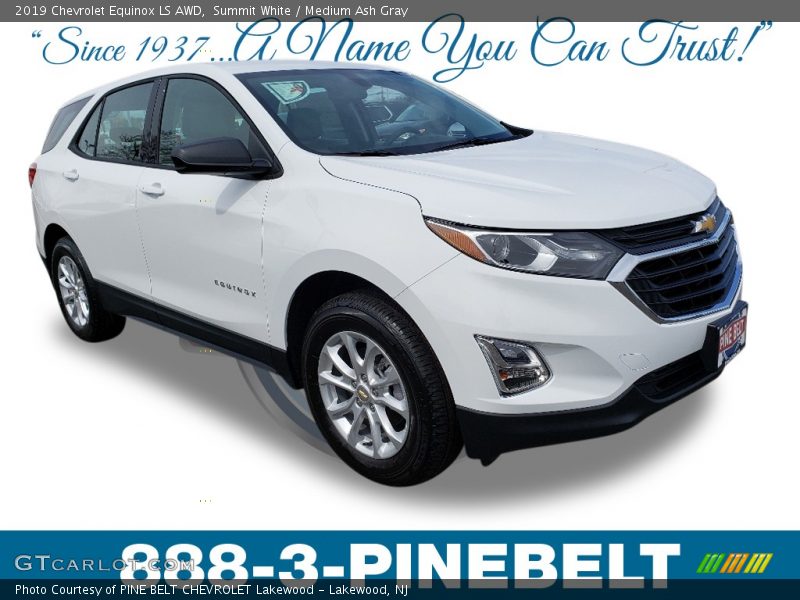 Summit White / Medium Ash Gray 2019 Chevrolet Equinox LS AWD