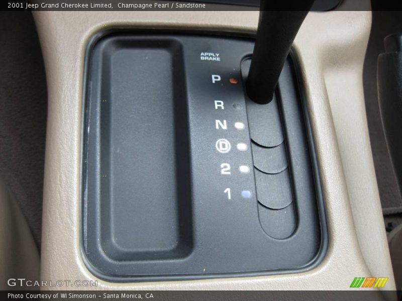 Champagne Pearl / Sandstone 2001 Jeep Grand Cherokee Limited