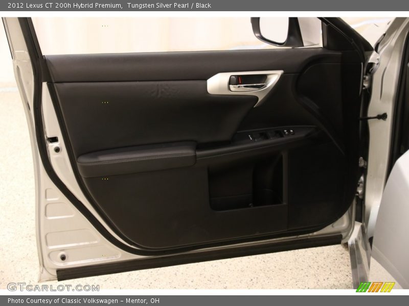 Tungsten Silver Pearl / Black 2012 Lexus CT 200h Hybrid Premium