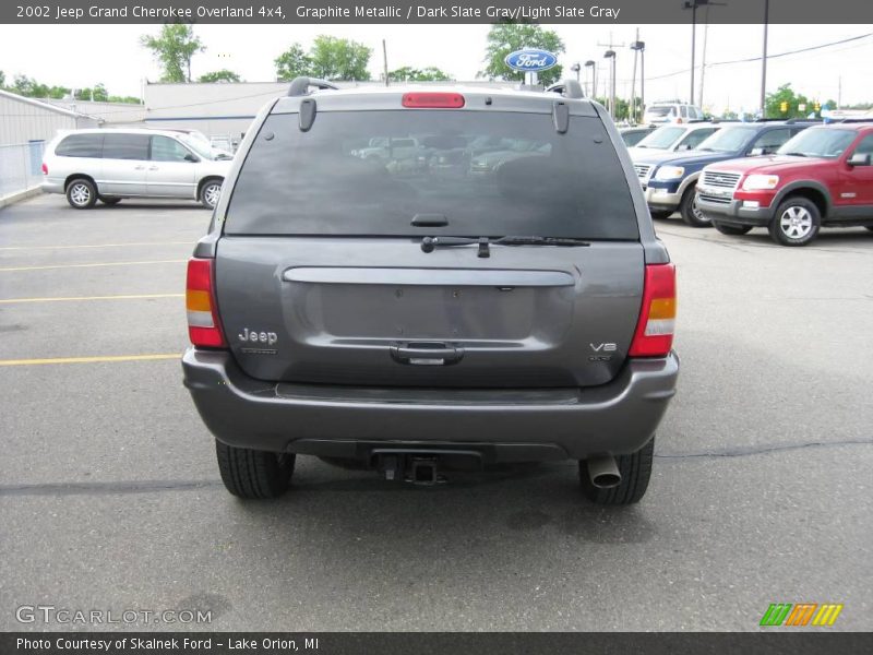 Graphite Metallic / Dark Slate Gray/Light Slate Gray 2002 Jeep Grand Cherokee Overland 4x4