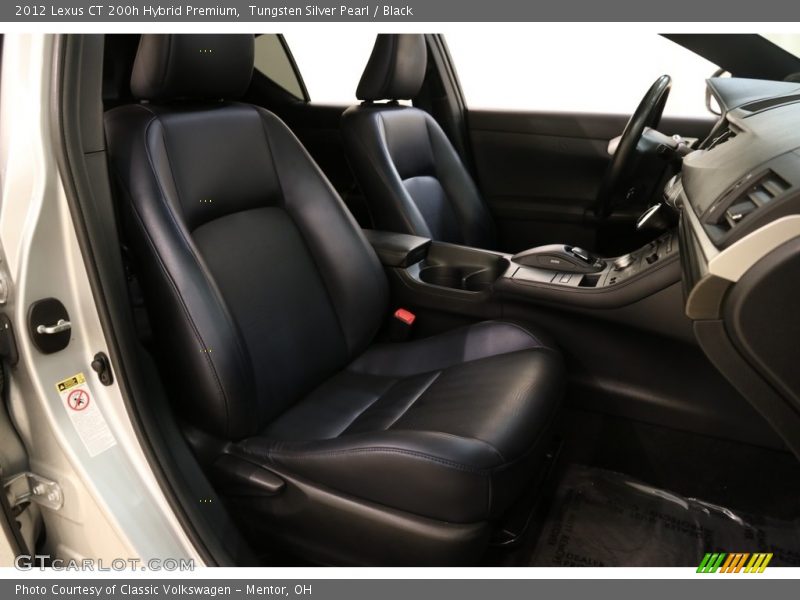 Tungsten Silver Pearl / Black 2012 Lexus CT 200h Hybrid Premium