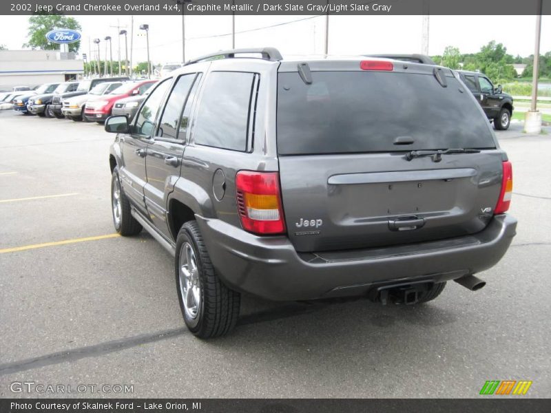 Graphite Metallic / Dark Slate Gray/Light Slate Gray 2002 Jeep Grand Cherokee Overland 4x4