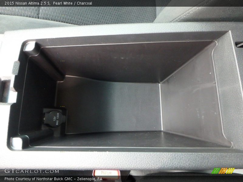 Pearl White / Charcoal 2015 Nissan Altima 2.5 S