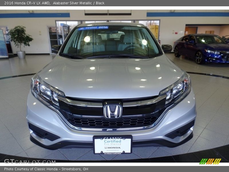 Alabaster Silver Metallic / Black 2016 Honda CR-V LX AWD