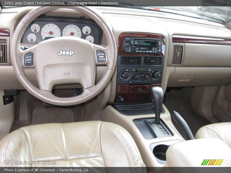Champagne Pearl / Sandstone 2001 Jeep Grand Cherokee Limited