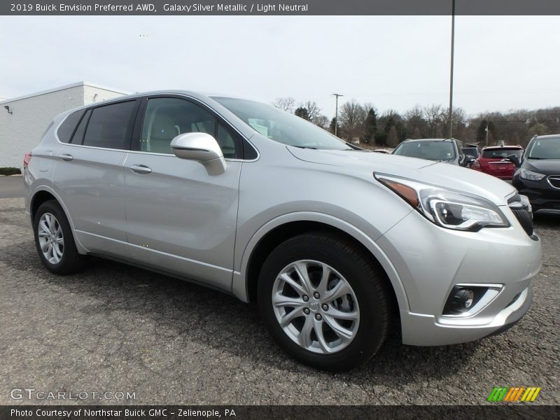 Galaxy Silver Metallic / Light Neutral 2019 Buick Envision Preferred AWD