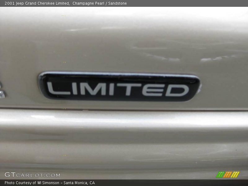Champagne Pearl / Sandstone 2001 Jeep Grand Cherokee Limited