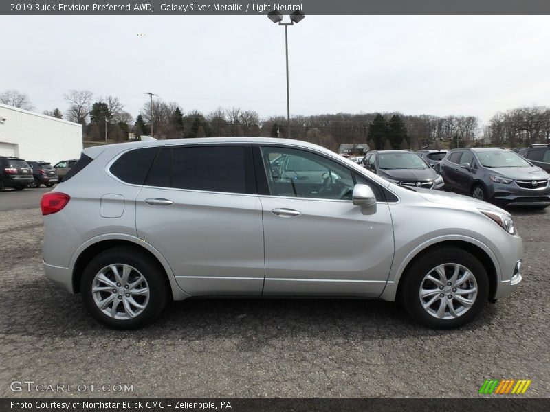 Galaxy Silver Metallic / Light Neutral 2019 Buick Envision Preferred AWD