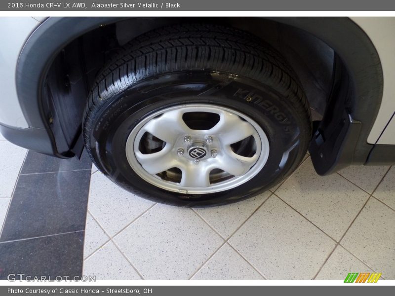 Alabaster Silver Metallic / Black 2016 Honda CR-V LX AWD